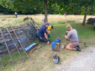 Preparing Scything Equipment